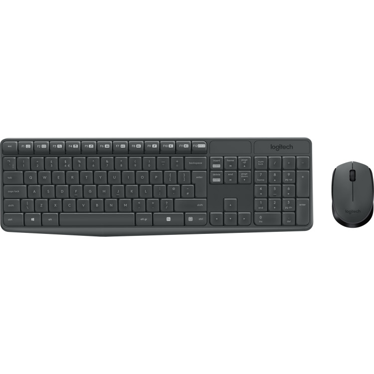 Logitech MK235 Wireless Keyboard en Mouse desktopset