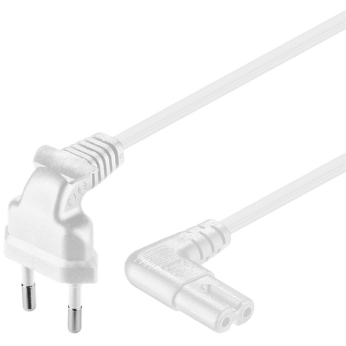 goobay Eurostekker > C7 90° kabel