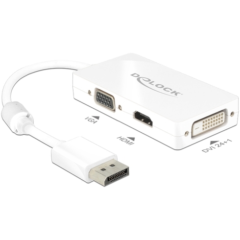 DeLOCK DisplayPort > VGA/HDMI/DVI adapter