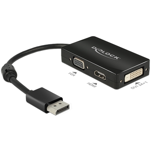 DeLOCK DisplayPort > VGA/HDMI/DVI adapter