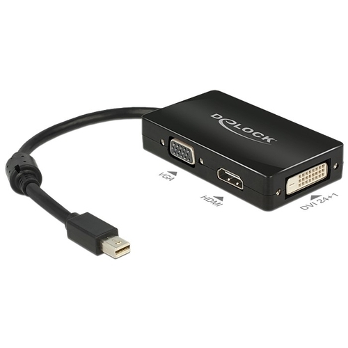 DeLOCK Mini DisplayPort naar VGA/HDMI/DVI adapter