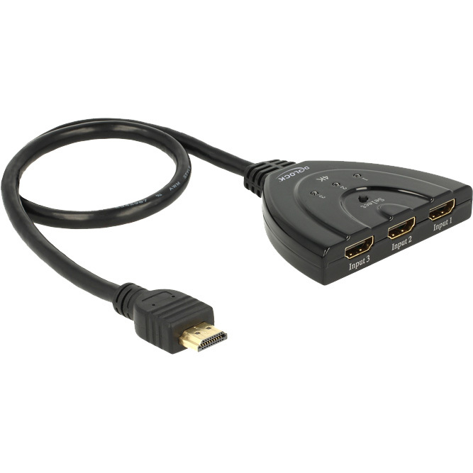 DeLOCK 3 x HDMI in > 1 x HDMI out hdmi switch