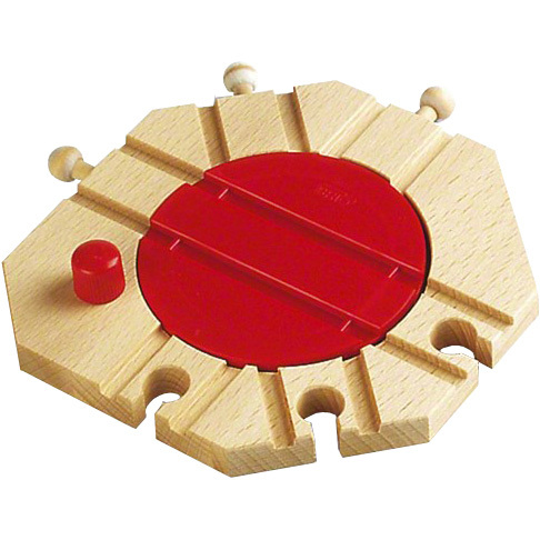 BRIO World - Mechanische draaischijf baan