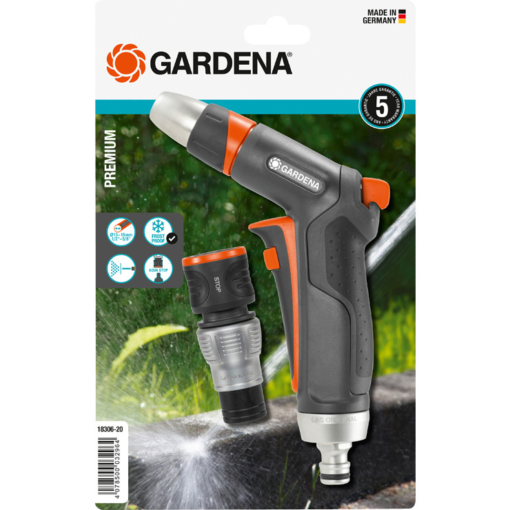 GARDENA Premium reinigingssproeier set 13 mm (1/2") - 15 mm (5/8“) spuit