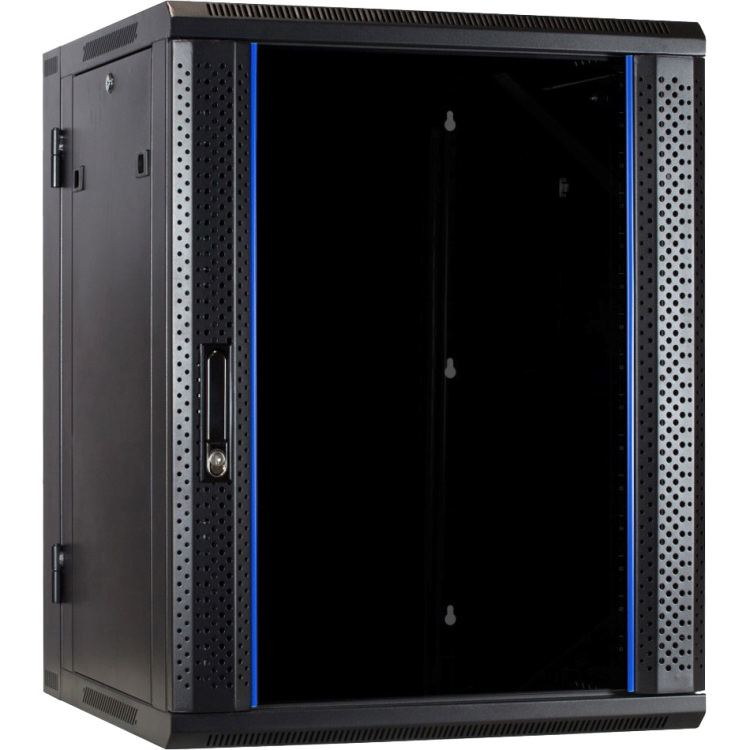 DSI 15U wandkast (kantelbaar) met glazen deur - DS6615-DOUBLE server rack