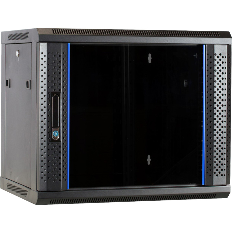 DSI 9U wandkast met glazen deur - DS6409 server rack