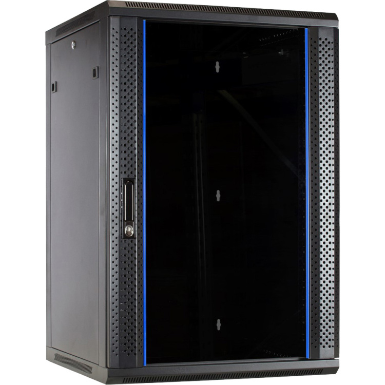 DSI 18U wandkast met glazen deur - DS6618-WAND server rack