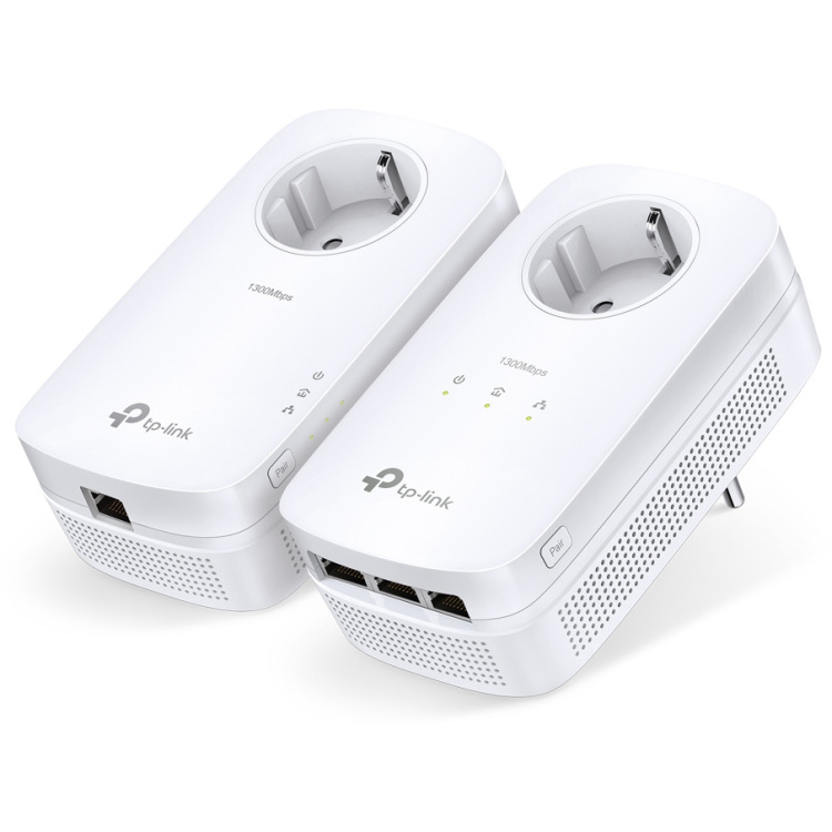 TP-Link TL-PA8033P KIT AV1300 3-poorts Gigabit Passthrough Powerline Starterskit