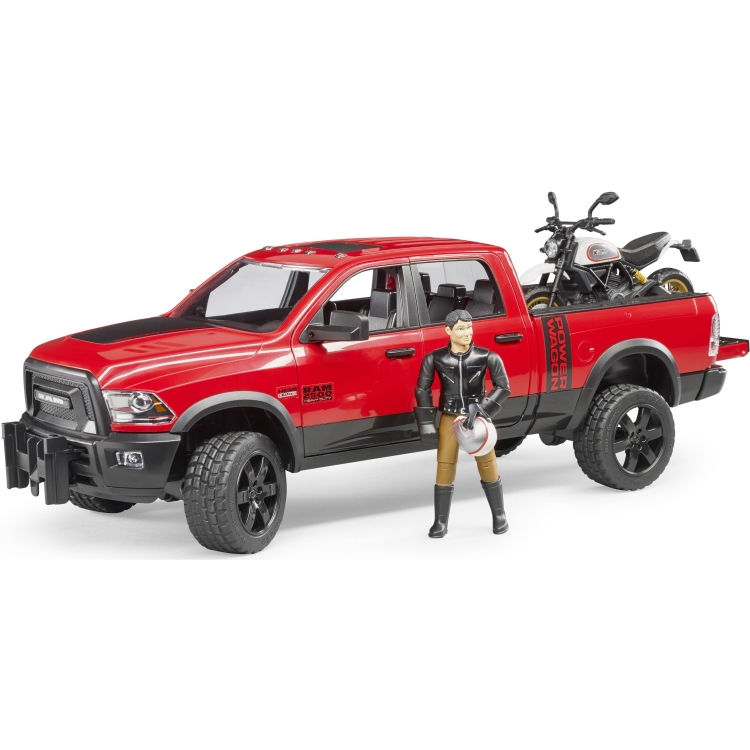 bruder Dodge RAM Power wagen met accessoires modelvoertuig
