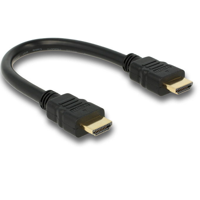 DeLOCK High Speed HDMI met Ethernet - HDMI A male > HDMI A male kabel