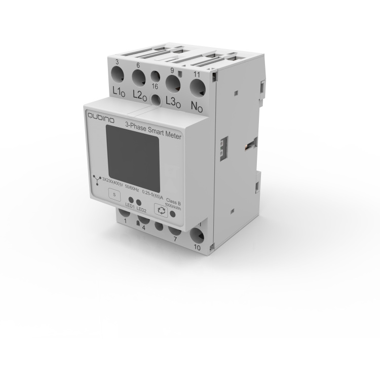 Qubino 3-Phase Smart Meter energiebesparing