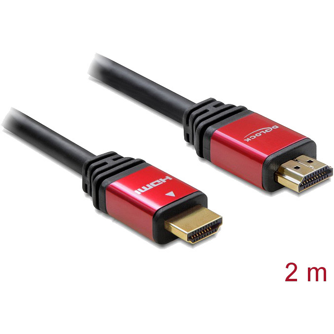 DeLOCK High Speed HDMI - HDMI A male > HDMI A male kabel