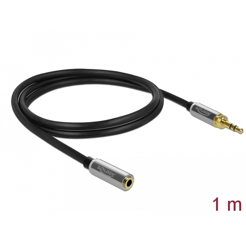 DeLOCK Stereo Jack 3,5 mm 3-Pin male > female verlengkabel