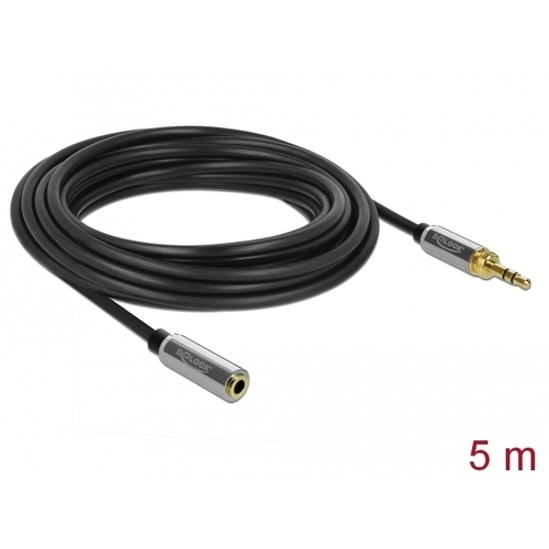 DeLOCK Stereo Jack 3,5 mm 3-Pin male > female verlengkabel