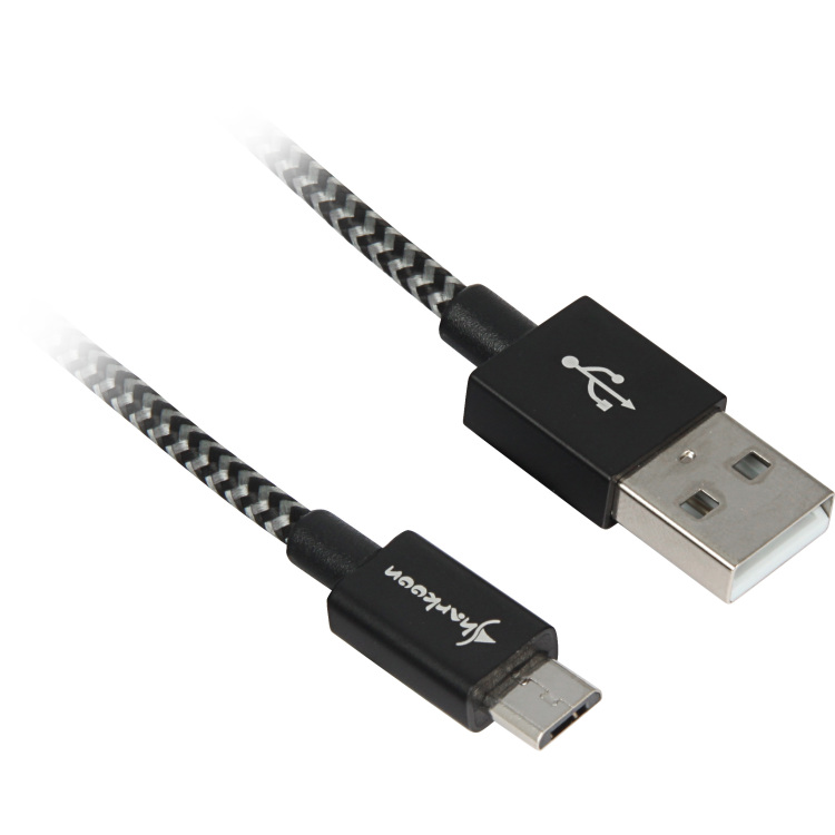 Sharkoon USB 2.0 kabel, USB-A > micro-USB B