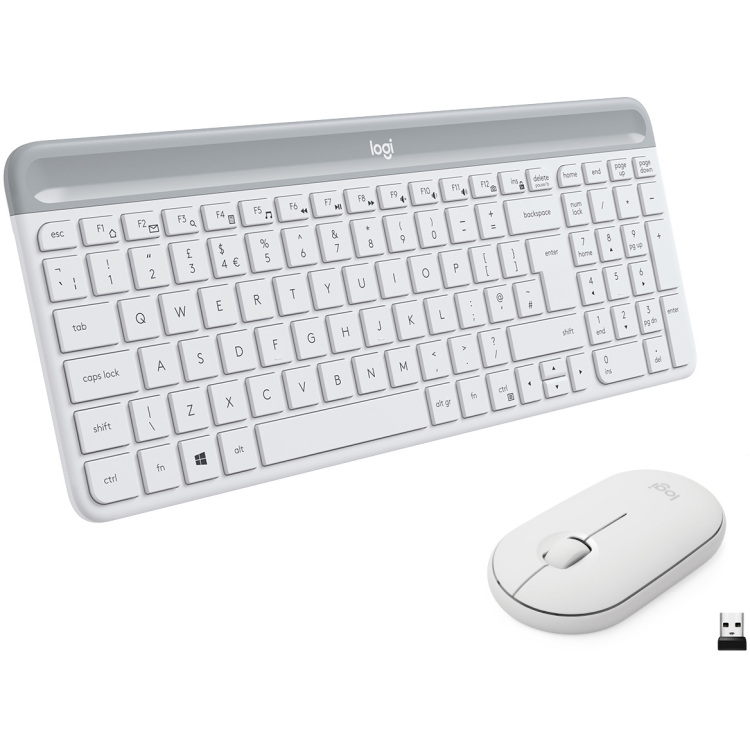 Logitech MK470 Slim Wireless Keyboard and Mouse Combo desktopset