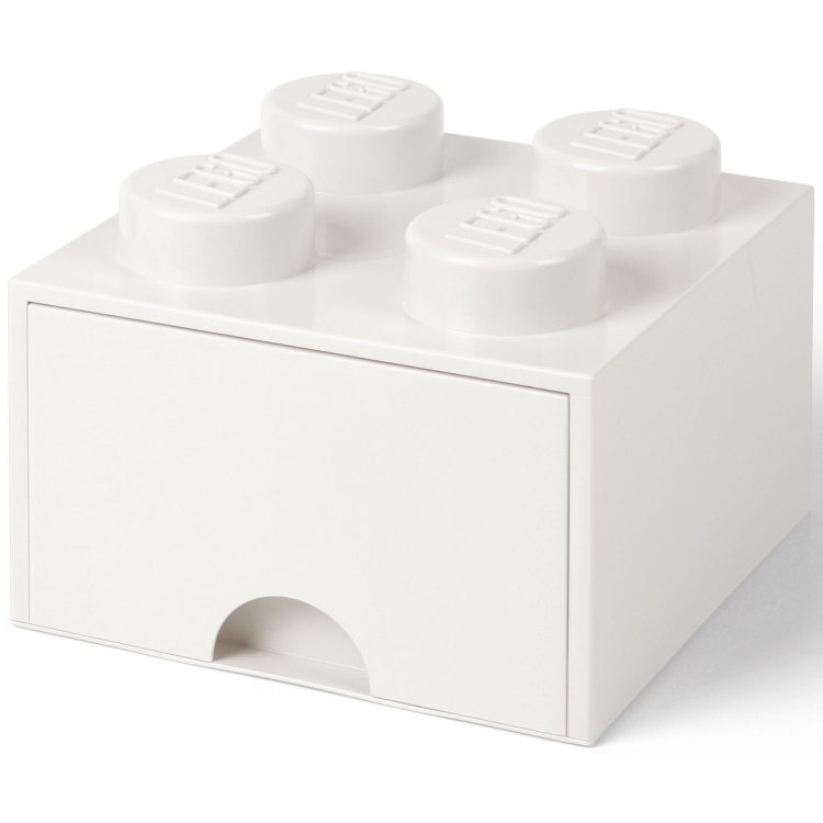 Room Copenhagen LEGO Brick Drawer 4 Wit opbergdoos