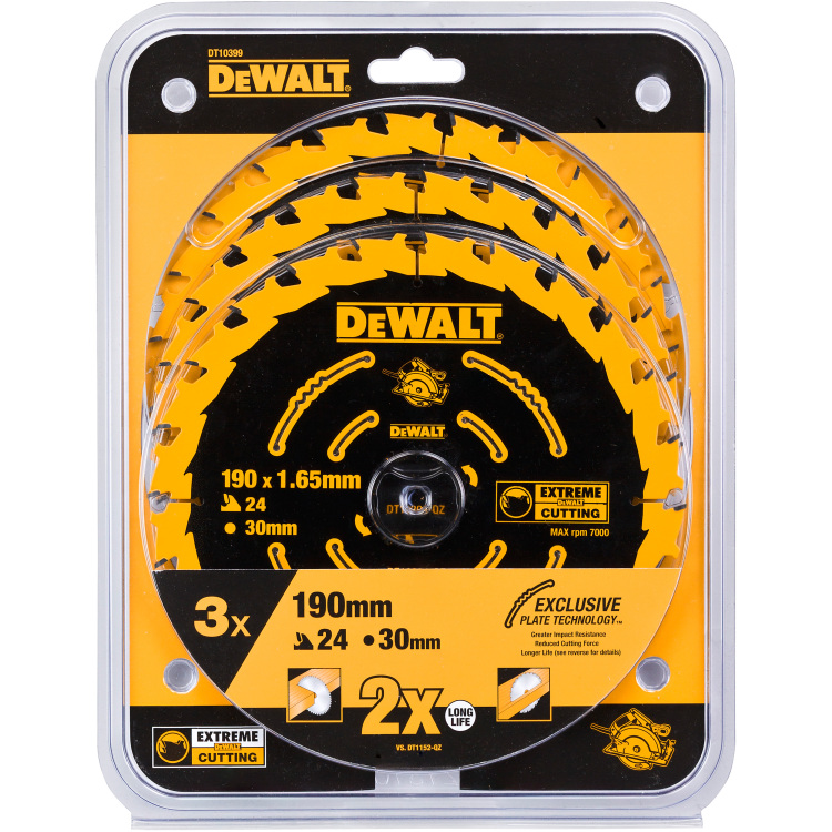 DEWALT Cirkelzaagbladenset DT10399-QZ