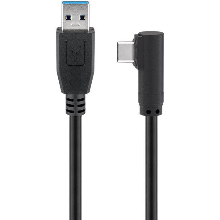 goobay USB-C > USB-A 3.0 90° kabel