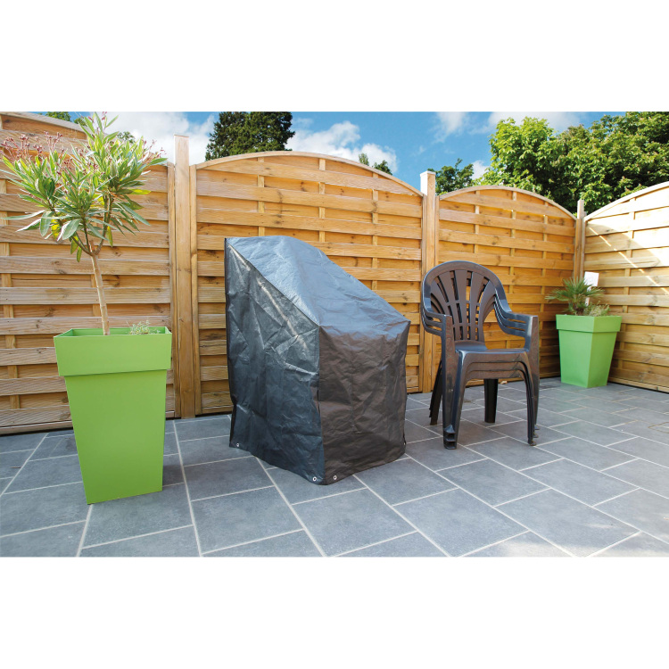 Nature Tuinmeubelafdekhoes voor gestapelde stoelen afdekking