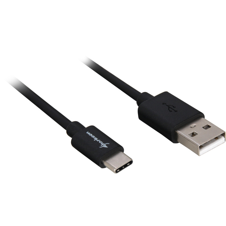 Sharkoon USB-A 2.0 - USB-C kabel