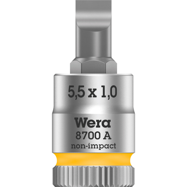 Wera 8700 A FL Zyklop sleufschroeven bitdop 1,2x6,5x28mm dopsleutel
