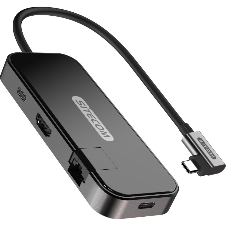 Sitecom USB-C to HDMI + Gigabit LAN Adapter