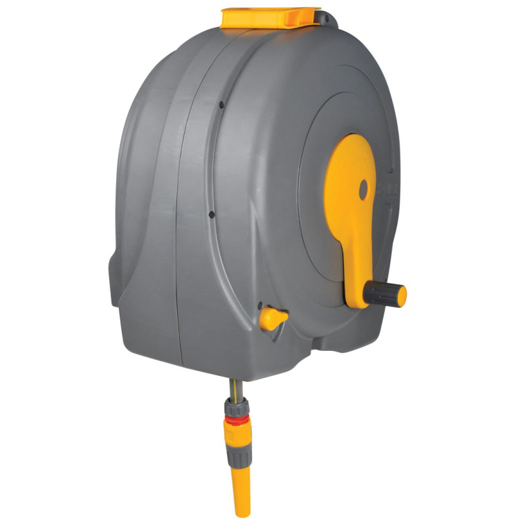 Hozelock 2496 Fast Reel Muurhaspel met 40 m slang Slanghaspel