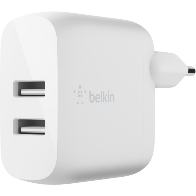 Belkin Boost Charge 2-poorts USB-A wandlader oplader