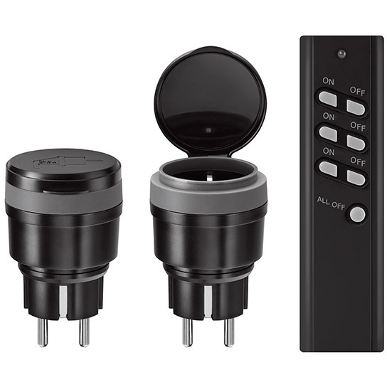 KlikAanKlikUit Compacte stekkerset voor buiten schakelaar