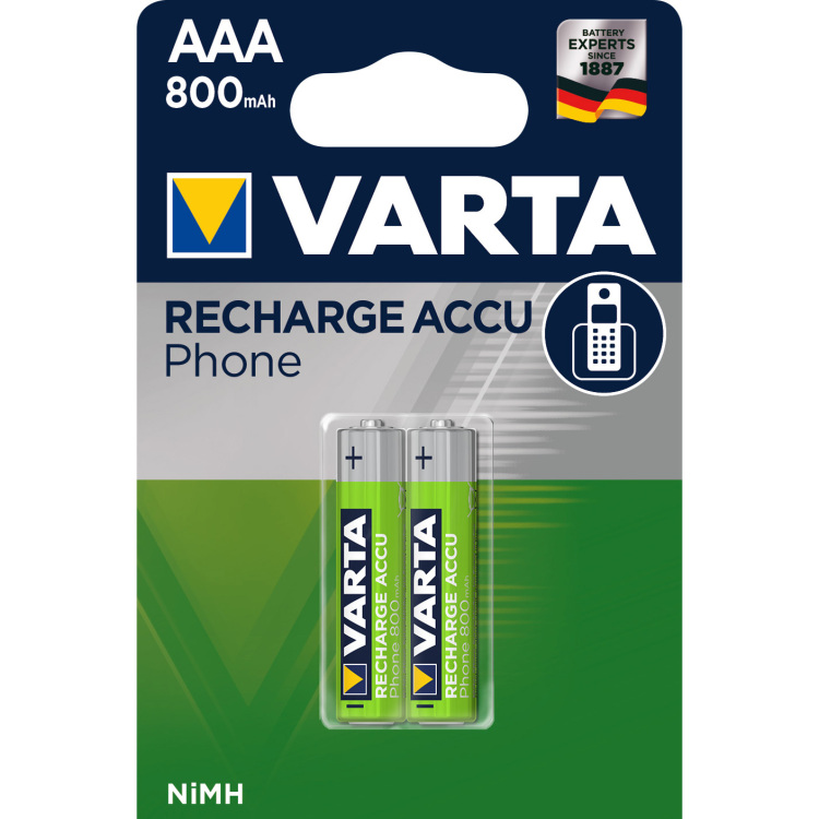 VARTA Phone Power AAA (HR03) oplaadbare batterij