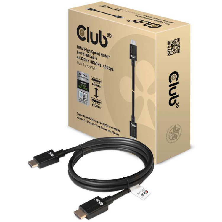 Club 3D Ultra High Speed HDMI 2.1 kabel
