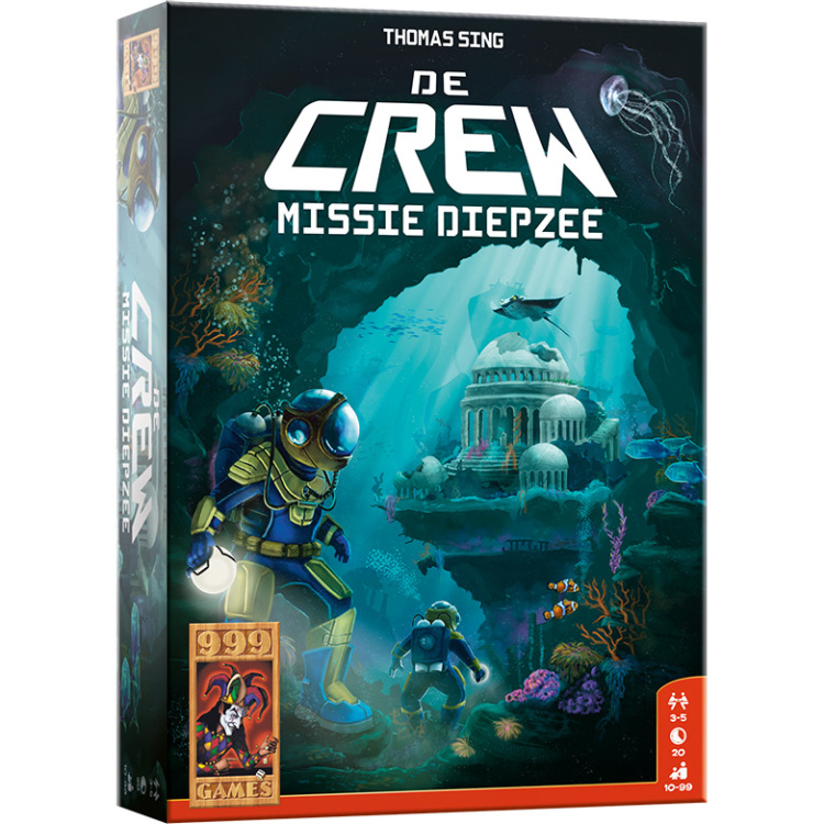 999 Games De Crew: Missie Diepzee Kaartspel