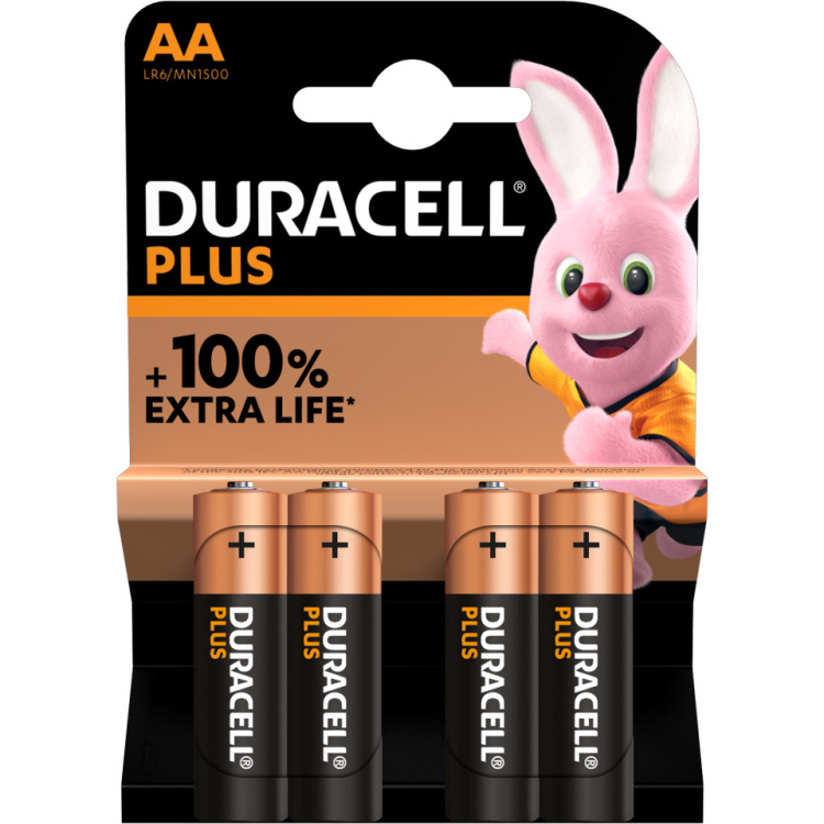 Duracell Plus Alkaline AA batterijen