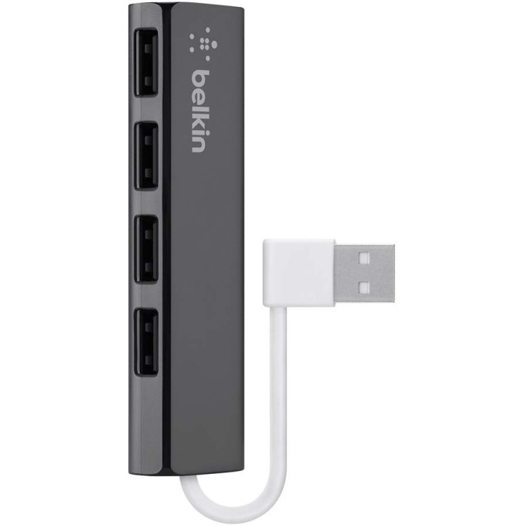 Belkin Slanke 4-poorts reishub usb-hub