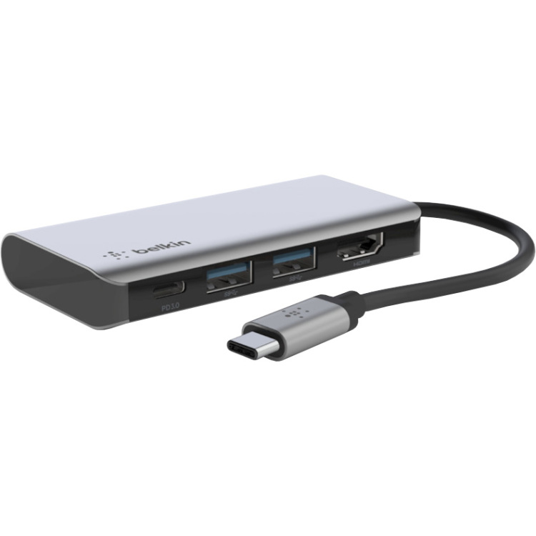 Belkin CONNECT Meerpoorts 4-in-1 USB-C dockingstation