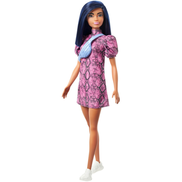 Mattel Fashionistas #143 - Pink & Black Dress pop