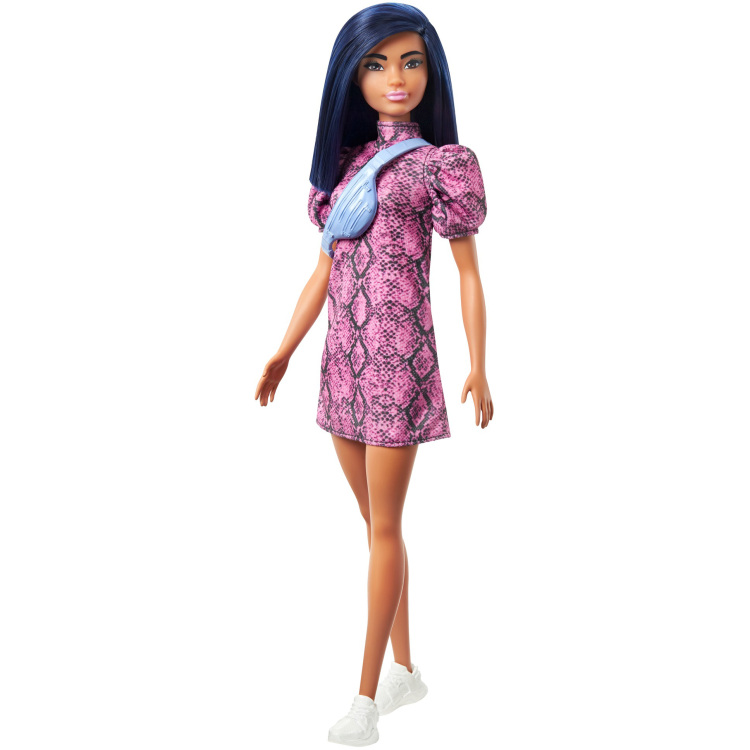 Mattel Fashionistas #143 - Pink & Black Dress pop