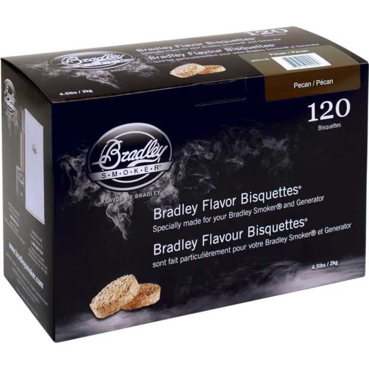 Bradley Pecan Wood Briketten rookhout