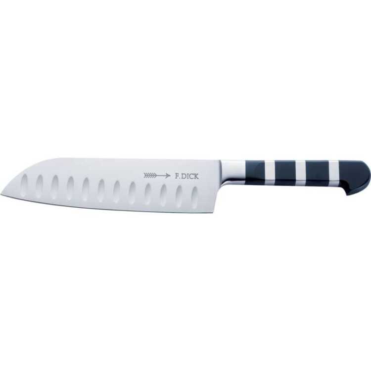 DICK 1905 Santoku gecanneleerde schuine kant mes