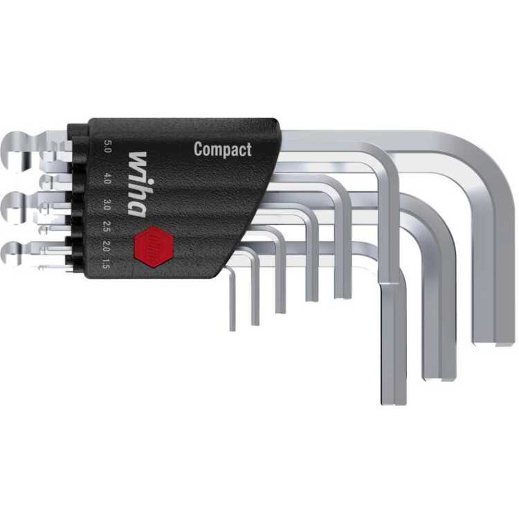 Wiha Inbussleutelset in Compact houder schroevendraaier