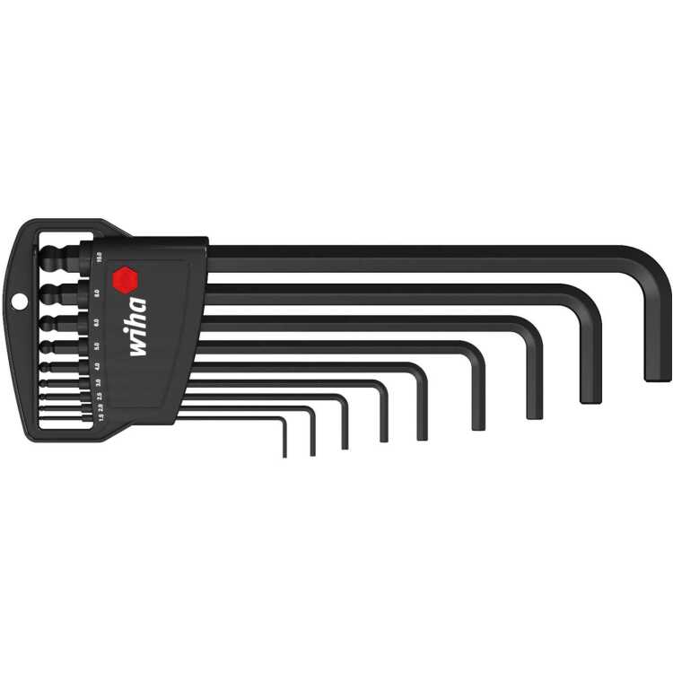 Wiha Inbussleutelset in Classic houder schroevendraaier