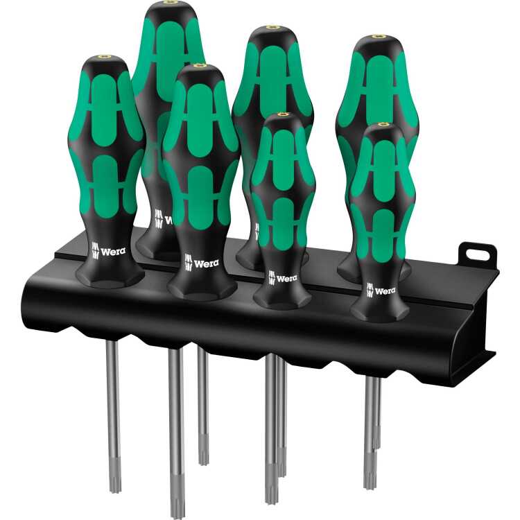 Wera 367/7 TORX HF-schroevendraaierset Kraftform Plus + Rek