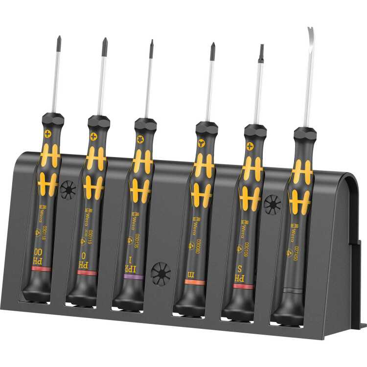 Wera Kraftform Micro 6 ESD Smartphone-reparatieset 1, 6-delig schroevendraaier