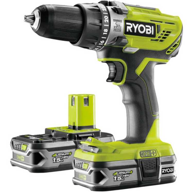 Ryobi R18PD3-215S klopboorschroevendraaier
