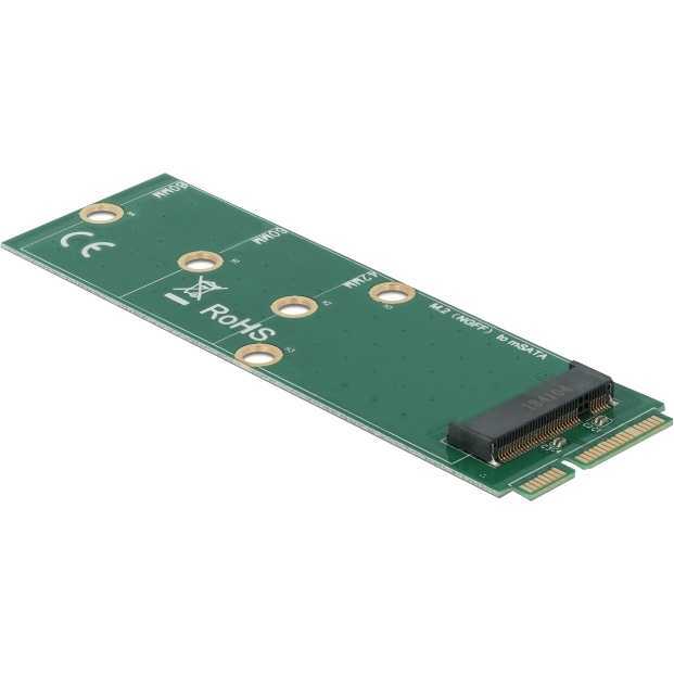 DeLOCK mSATA naar M.2 Key B Slot adapter