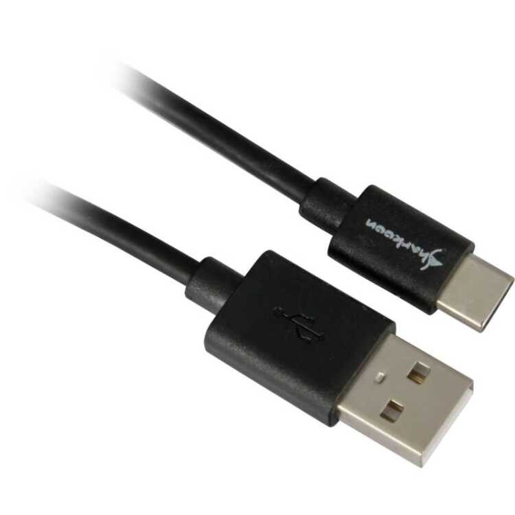 Sharkoon USB-A 2.0 - USB-C kabel
