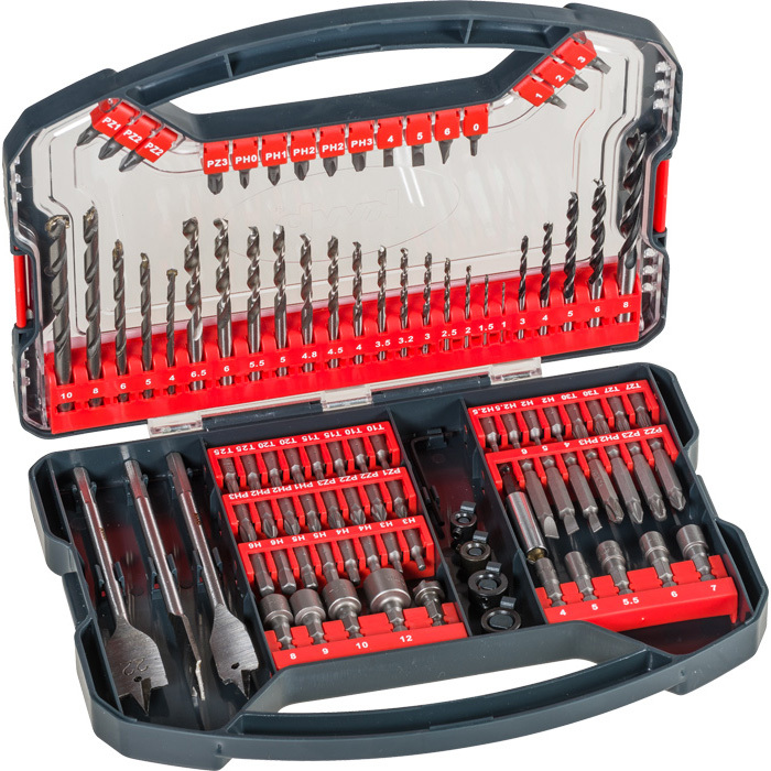 KWB Boor & bitset PromoBox Standaard, 101-Delig boor- en bitset