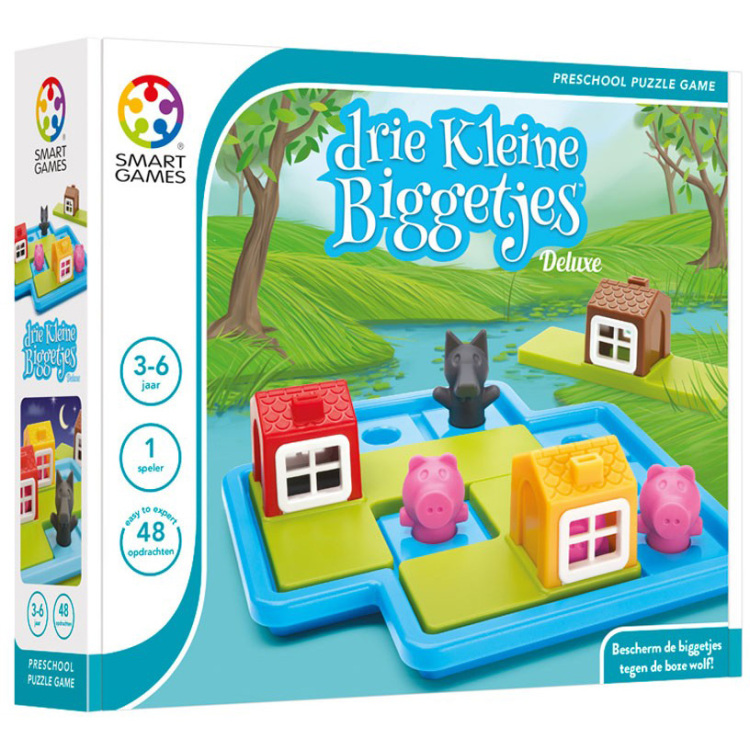 SmartGames Drie Kleine Biggetjes Deluxe Denkspel