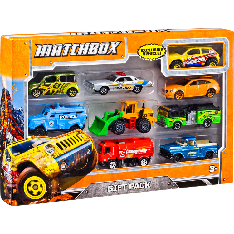 Matchbox Gift Pack 9 auto's speelgoedvoertuig